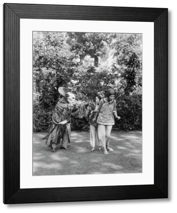 Framed Print : People wearing masks made by W.T. Benda, 1925 Sept. 20. Creator: Arnold Genthe Framed Print : People wearing masks made by W.T. Benda, 1925 Sept. 20. Creator: Arnold Genthe