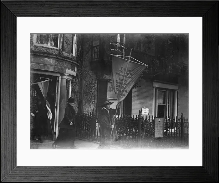 Framed Print : Woman Suffrage, 1917. Creator: Harris & Ewing. Woman Suffrage, 1917. Creator: Harris & Ewing Framed Print : Woman Suffrage, 1917. Creator: Harris & Ewing. Woman Suffrage, 1917. Creator: Harris & Ewing