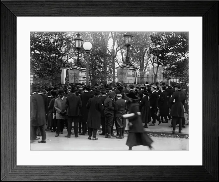 Framed Print : Woman Suffrage, 1917. Creator: Harris & Ewing. Woman Suffrage, 1917. Creator: Harris & Ewing Framed Print : Woman Suffrage, 1917. Creator: Harris & Ewing. Woman Suffrage, 1917. Creator: Harris & Ewing