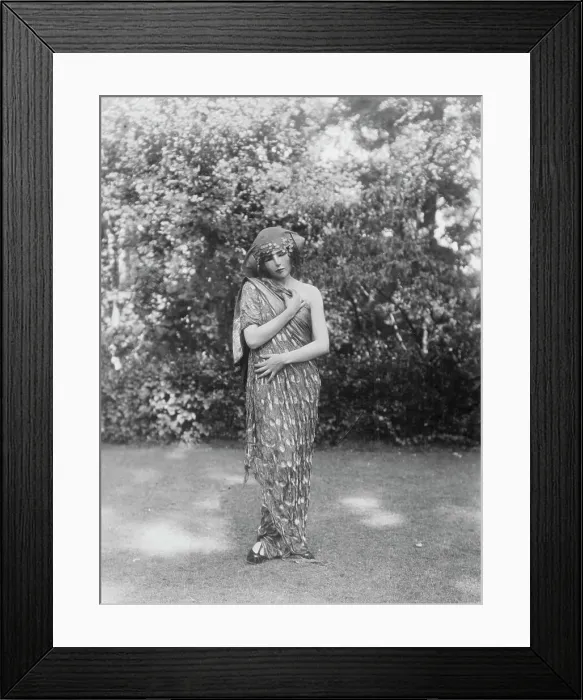Framed Print : Person wearing a mask made by W.T. Benda, 1925 Sept. 20. Creator: Arnold Genthe Framed Print : Person wearing a mask made by W.T. Benda, 1925 Sept. 20. Creator: Arnold Genthe