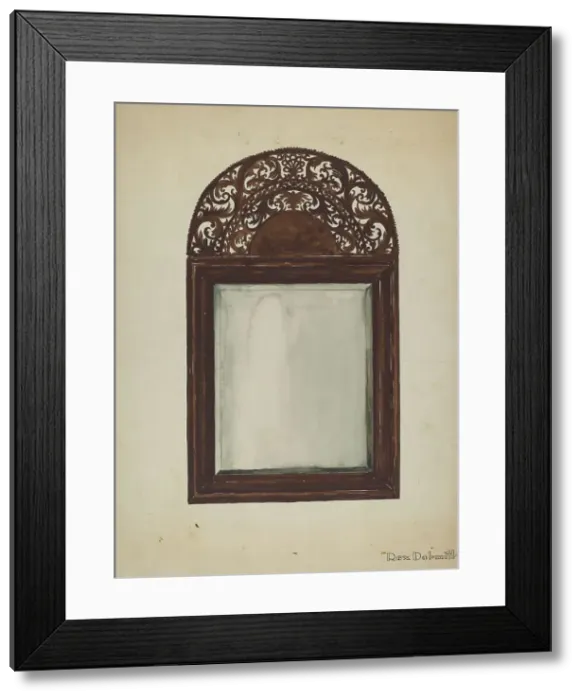 Framed Print : Looking-glass, c. 1936. Creator: Rex Dolmith Framed Print : Looking-glass, c. 1936. Creator: Rex Dolmith