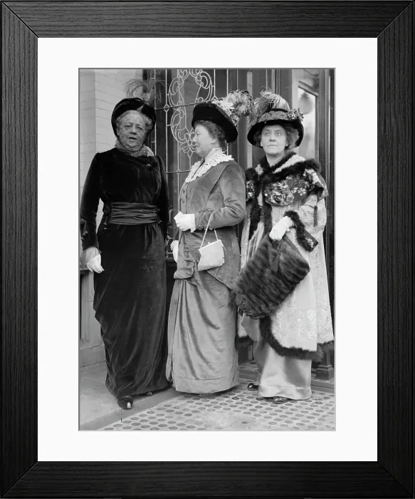 Framed Print : Mrs. Bryan; Mrs. James Mcdermott; Mrs. J.F. Shafroth, 1915. Creator: Harris & Ewing. Mrs. Bryan; Mrs. James Mcdermott; Mrs. J.F. Shafroth, 1915. Creator: Harris & Ewing Framed Print : Mrs. Bryan; Mrs. James Mcdermott; Mrs. J.F. Shafroth, 1915. Creator: Harris & Ewing. Mrs. Bryan; Mrs. James Mcdermott; Mrs. J.F. Shafroth, 1915. Creator: Harris & Ewing