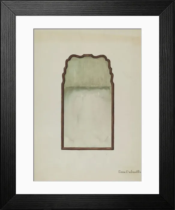 Framed Print : Pier-glass, c. 1936. Creator: Rex Dolmith Framed Print : Pier-glass, c. 1936. Creator: Rex Dolmith
