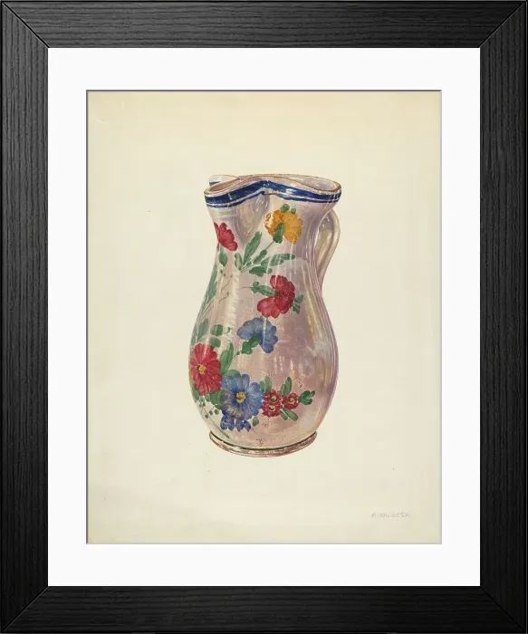 Framed Print : Pitcher, c. 1938. Creator: Alfred Walbeck Framed Print : Pitcher, c. 1938. Creator: Alfred Walbeck