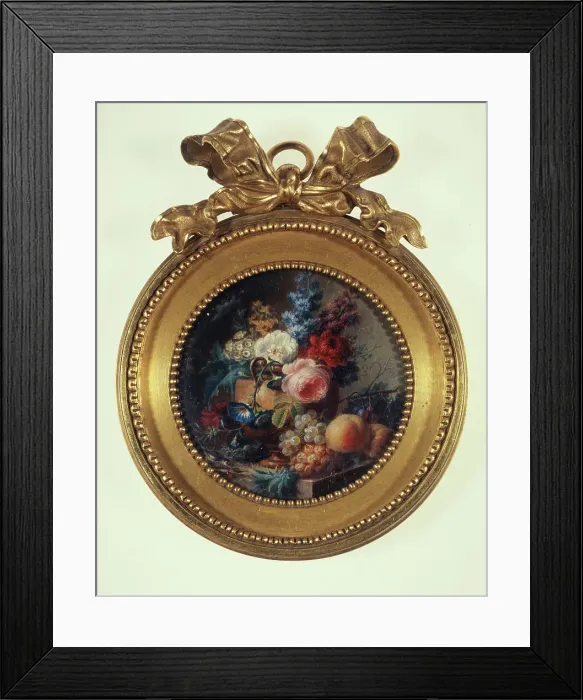 Framed Print : Urn of flowers and fruit, c1800. Creators: Cornelis van Spaendonck, Jan van Os Framed Print : Urn of flowers and fruit, c1800. Creators: Cornelis van Spaendonck, Jan van Os