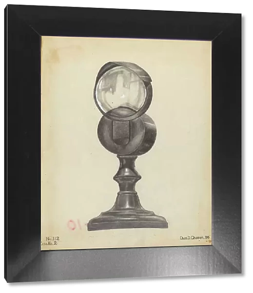 Bull's Eye Lamp, 1936. Creator: Charles Charon
