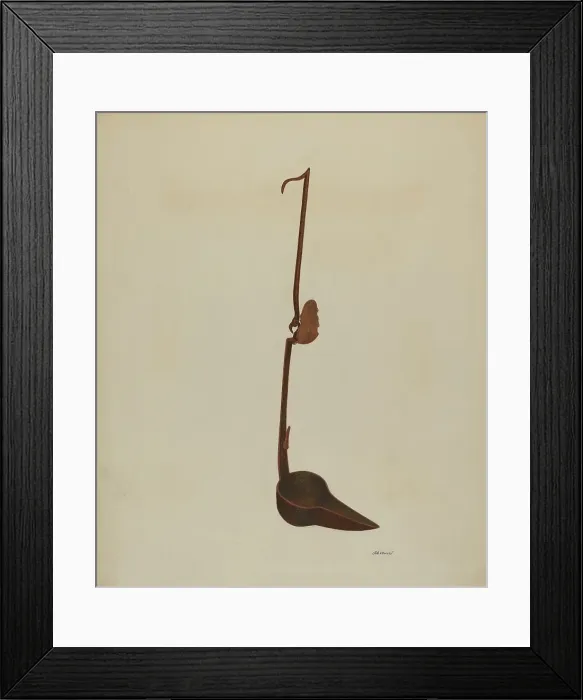Framed Print : Oil Lamp, c. 1940. Creator: Alvin J. Doria Framed Print : Oil Lamp, c. 1940. Creator: Alvin J. Doria