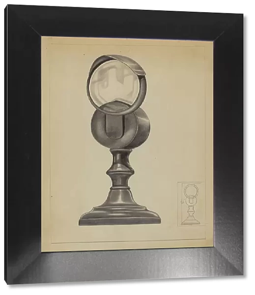 Bull's Eye Lantern, c. 1936. Creators: Charles Charon, Charlotte Winter