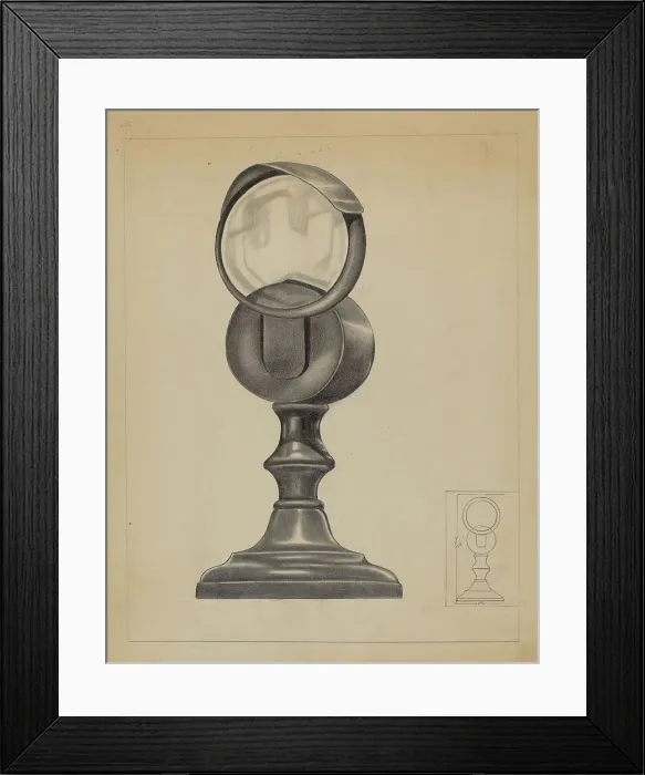 Framed Print : Bull's Eye Lantern, c. 1936. Creators: Charles Charon, Charlotte Winter Framed Print : Bull's Eye Lantern, c. 1936. Creators: Charles Charon, Charlotte Winter