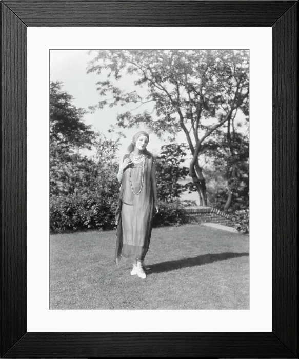 Framed Print : Person wearing a mask made by W.T. Benda, 1925 Sept. 20. Creator: Arnold Genthe Framed Print : Person wearing a mask made by W.T. Benda, 1925 Sept. 20. Creator: Arnold Genthe