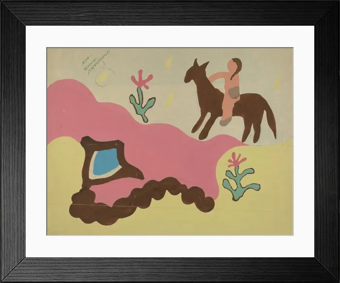 Framed Print : Colcha, 1935 / 1942. Creator: Majel G. Claflin Framed Print : Colcha, 1935 / 1942. Creator: Majel G. Claflin