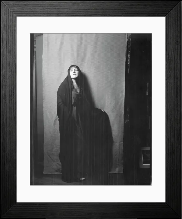 Framed Print : Anglin, Margaret, Miss, in costume, between 1910 and 1925. Creator: Arnold Genthe Framed Print : Anglin, Margaret, Miss, in costume, between 1910 and 1925. Creator: Arnold Genthe