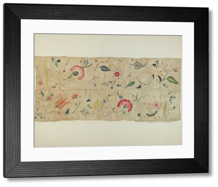 Framed Print : Embroidery, 1935 / 1942. Creator: Martha Elliot