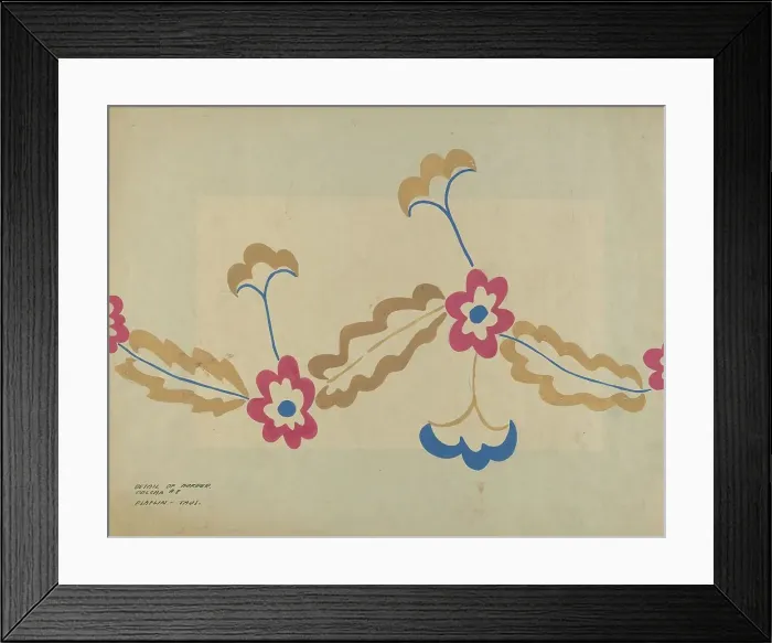 Framed Print : Colcha, 1935 / 1942. Creator: Majel G. Claflin Framed Print : Colcha, 1935 / 1942. Creator: Majel G. Claflin