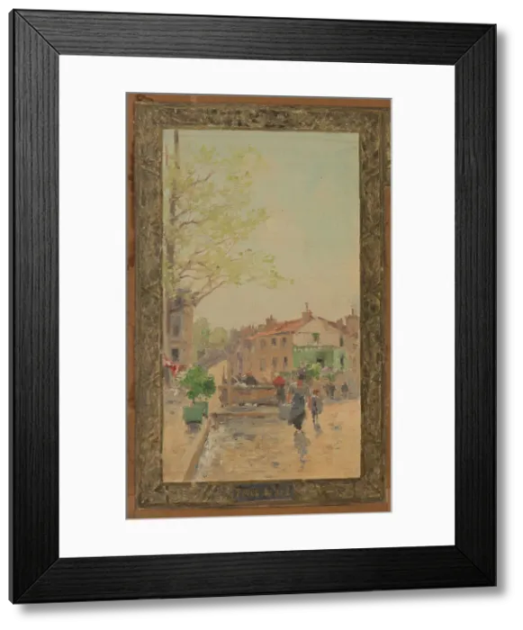 Framed Print : Sketch for the reception hall at the town hall of Vanves: Views of Vanves, 1902. Creator: Pierre Vauthier Framed Print : Sketch for the reception hall at the town hall of Vanves: Views of Vanves, 1902. Creator: Pierre Vauthier