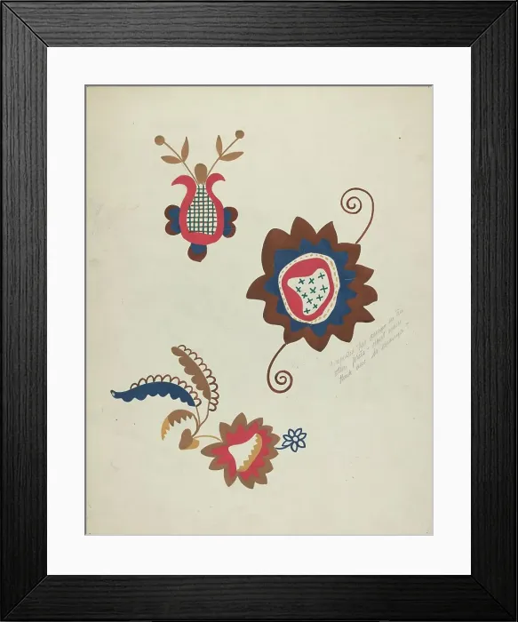 Framed Print : Colcha, 1935 / 1942. Creator: Majel G. Claflin Framed Print : Colcha, 1935 / 1942. Creator: Majel G. Claflin