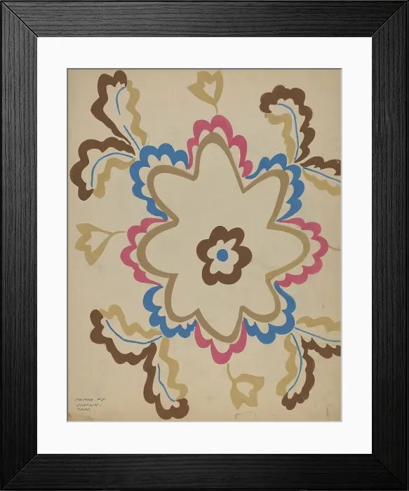 Framed Print : Colcha, 1935 / 1942. Creator: Majel G. Claflin Framed Print : Colcha, 1935 / 1942. Creator: Majel G. Claflin