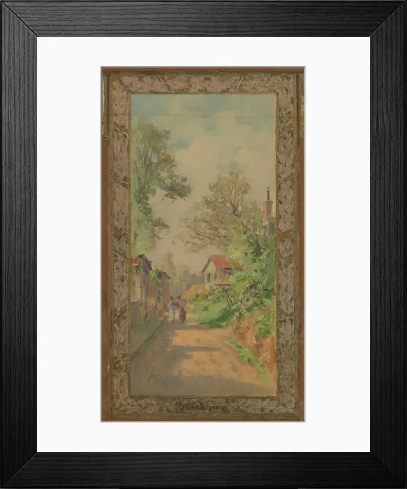 Framed Print : Sketch for the reception hall at the town hall of Vanves: Views of Vanves, 1902. Creator: Pierre Vauthier Framed Print : Sketch for the reception hall at the town hall of Vanves: Views of Vanves, 1902. Creator: Pierre Vauthier