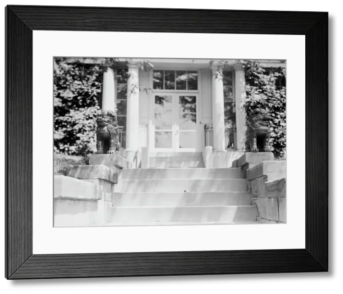Framed Print : Home of William Jennings Bryan, Chinese Figures At His Door, 1914. Creator: Harris & Ewing. Home of William Jennings Bryan, Chinese Figures At His Door, 1914. Creator: Harris & Ewing Framed Print : Home of William Jennings Bryan, Chinese Figures At His Door, 1914. Creator: Harris & Ewing. Home of William Jennings Bryan, Chinese Figures At His Door, 1914. Creator: Harris & Ewing
