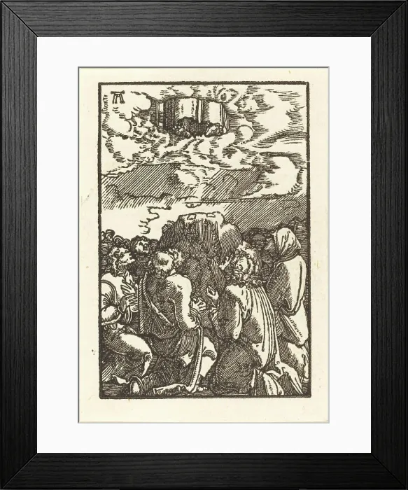 Framed Print : The Ascension, c. 1513. Creator: Albrecht Altdorfer Framed Print : The Ascension, c. 1513. Creator: Albrecht Altdorfer