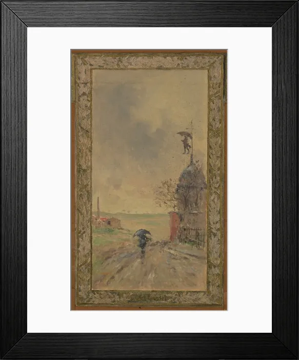 Framed Print : Sketch for the reception hall at the town hall of Vanves: Views of Vanves, 1902. Creator: Pierre Vauthier Framed Print : Sketch for the reception hall at the town hall of Vanves: Views of Vanves, 1902. Creator: Pierre Vauthier