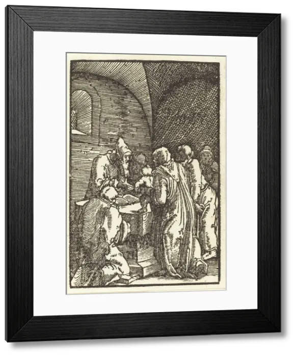 Framed Print : The Presentation of Christ in the Temple, c. 1513. Creator: Albrecht Altdorfer Framed Print : The Presentation of Christ in the Temple, c. 1513. Creator: Albrecht Altdorfer