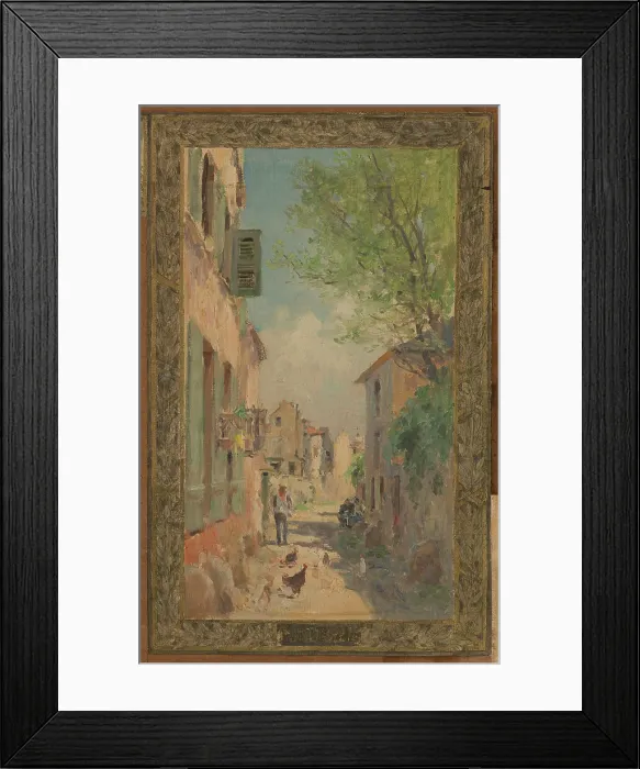 Framed Print : Sketch for the reception hall at the town hall of Vanves: Views of Vanves, 1902. Creator: Pierre Vauthier Framed Print : Sketch for the reception hall at the town hall of Vanves: Views of Vanves, 1902. Creator: Pierre Vauthier