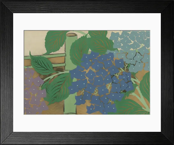 Framed Print : Hydrangea (Ajisai). From the series A World of Things (Momoyogusa), 1909-1910. Creator: Sekka, Kamisaka (1866-1942). Hydrangea (Ajisai). From the series A World of Things (Momoyogusa), 1909-1910. Creator: Sekka, Kamisaka (1866-1942) Framed Print : Hydrangea (Ajisai). From the series A World of Things (Momoyogusa), 1909-1910. Creator: Sekka, Kamisaka (1866-1942). Hydrangea (Ajisai). From the series A World of Things (Momoyogusa), 1909-1910. Creator: Sekka, Kamisaka (1866-1942)