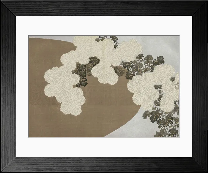 Framed Print : Kiku (Chrysanthemum). From the series A World of Things (Momoyogusa), 1909-1910. Creator: Sekka, Kamisaka (1866-1942). Kiku (Chrysanthemum). From the series A World of Things (Momoyogusa), 1909-1910 Framed Print : Kiku (Chrysanthemum). From the series A World of Things (Momoyogusa), 1909-1910. Creator: Sekka, Kamisaka (1866-1942). Kiku (Chrysanthemum). From the series A World of Things (Momoyogusa), 1909-1910