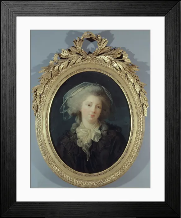 Framed Print : Portrait thought to be Charlotte-Françoise Bergeret de Norinval, between 1780 and 1783. Creator: Elisabeth Louise Vigee-LeBrun Framed Print : Portrait thought to be Charlotte-Françoise Bergeret de Norinval, between 1780 and 1783. Creator: Elisabeth Louise Vigee-LeBrun