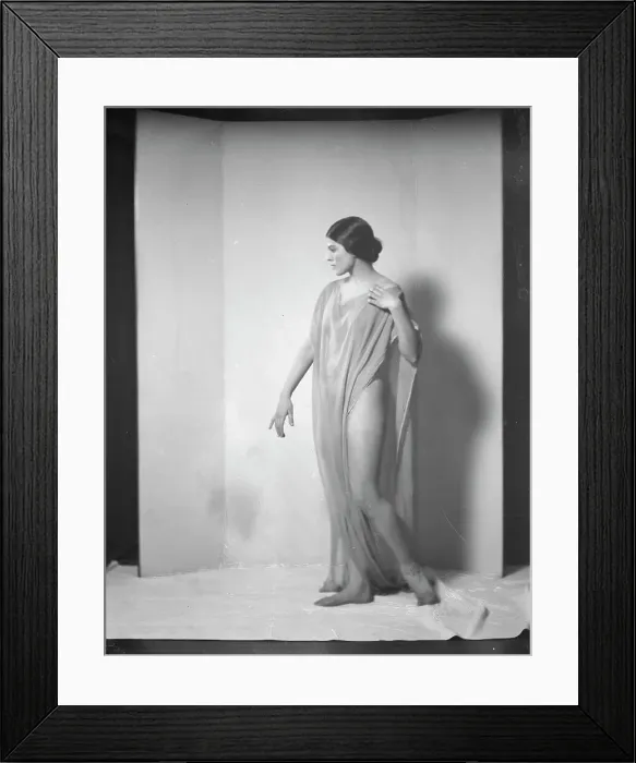 Framed Print : Barkette, Lina, Mrs. 1923 Jan. 18. Creator: Arnold Genthe Framed Print : Barkette, Lina, Mrs. 1923 Jan. 18. Creator: Arnold Genthe