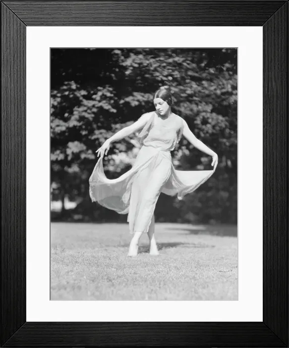 Framed Print : Beyer, Hilda, Miss, not before 1916 Feb. 29. Creator: Arnold Genthe Framed Print : Beyer, Hilda, Miss, not before 1916 Feb. 29. Creator: Arnold Genthe