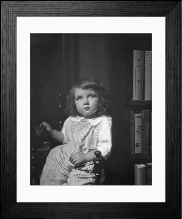 Framed Print : Rice, Isaac, Mrs. grandaughter of, portrait photograph, 1920 Sept. 29. Creator: Arnold Genthe Framed Print : Rice, Isaac, Mrs. grandaughter of, portrait photograph, 1920 Sept. 29. Creator: Arnold Genthe