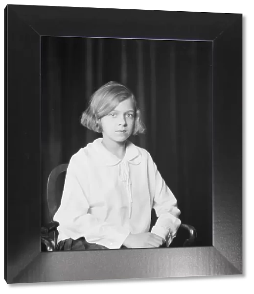Silo, James P. Mr. daughter of, portrait photograph, 1927 Creator: Arnold Genthe