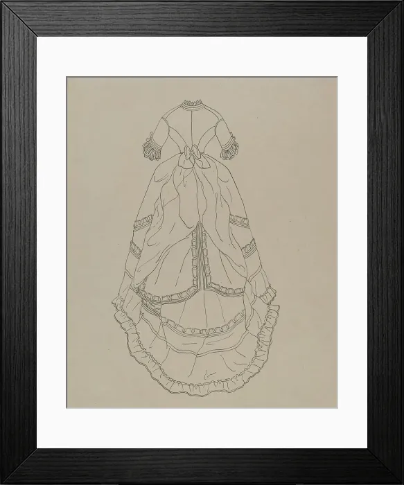 Framed Print : Dress, c. 1940. Creator: Nancy Crimi Framed Print : Dress, c. 1940. Creator: Nancy Crimi