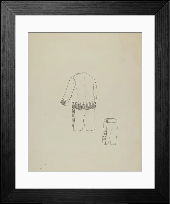 Framed Print : Boy's Suit, 1935 / 1942. Creator: Nancy Crimi Framed Print : Boy's Suit, 1935 / 1942. Creator: Nancy Crimi
