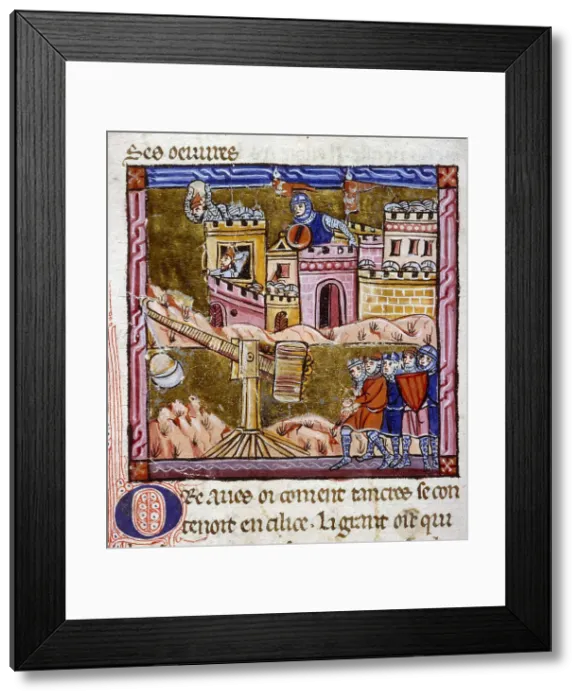 Framed Print : The Siege of Antioch. Miniature from the Historia by William of Tyre, c. 1280. Creator: Anonymous. The Siege of Antioch. Miniature from the Historia by William of Tyre, c. 1280. Creator: Anonymous Framed Print : The Siege of Antioch. Miniature from the Historia by William of Tyre, c. 1280. Creator: Anonymous. The Siege of Antioch. Miniature from the Historia by William of Tyre, c. 1280. Creator: Anonymous