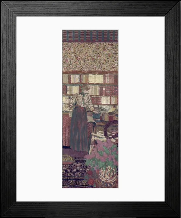Framed Print : Figures in an interior. The choice of books, 1896. Creator: Edouard Vuillard Framed Print : Figures in an interior. The choice of books, 1896. Creator: Edouard Vuillard
