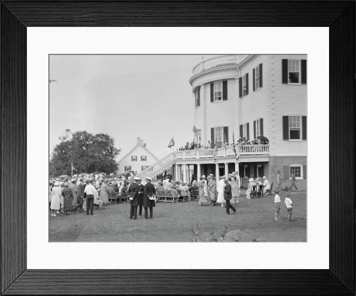 Framed Print : Celebration at the General Knox estate, 1931 July 25. Creator: Arnold Genthe Framed Print : Celebration at the General Knox estate, 1931 July 25. Creator: Arnold Genthe