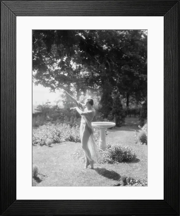 Framed Print : Beyer, Hilda, Miss, not before 1916 Feb. 29. Creator: Arnold Genthe Framed Print : Beyer, Hilda, Miss, not before 1916 Feb. 29. Creator: Arnold Genthe