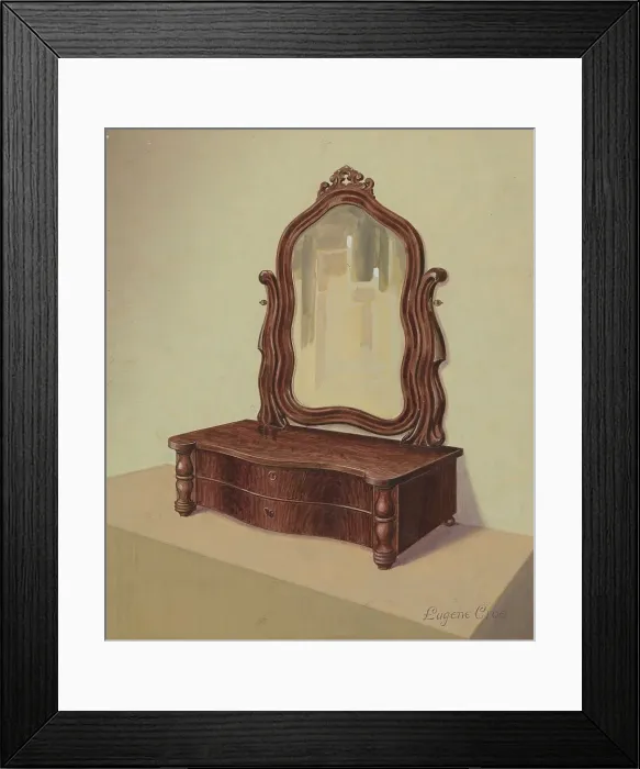 Framed Print : Dressing-glass, c. 1936. Creator: Eugene Croe Framed Print : Dressing-glass, c. 1936. Creator: Eugene Croe