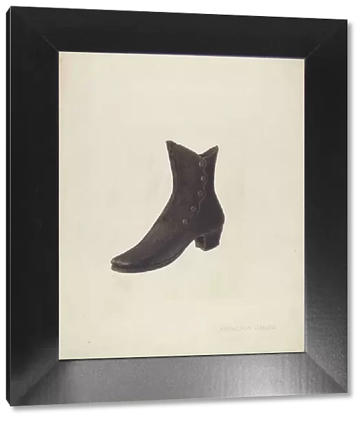 Shoe, c. 1938. Creator: Arlington Gregg