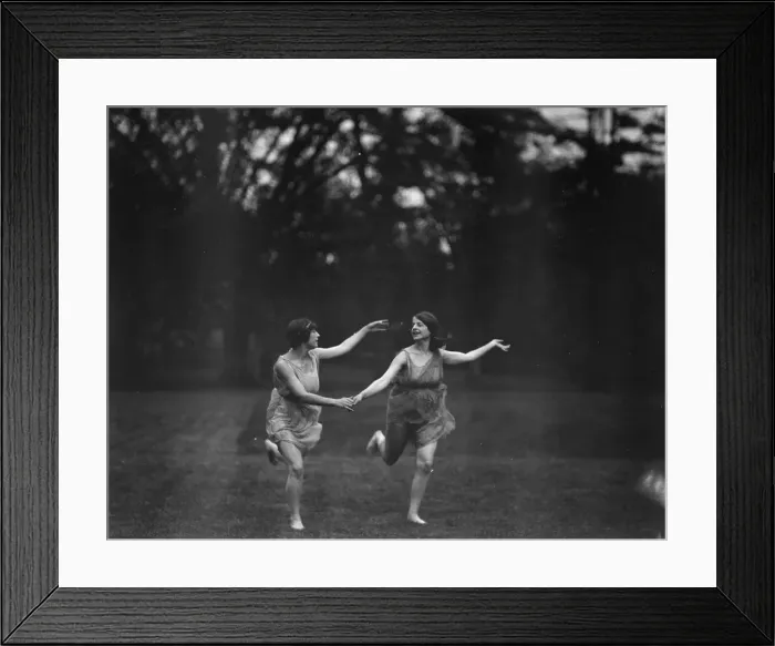 Framed Print : Elizabeth Duncan dancers and children, 1920 Creator: Arnold Genthe