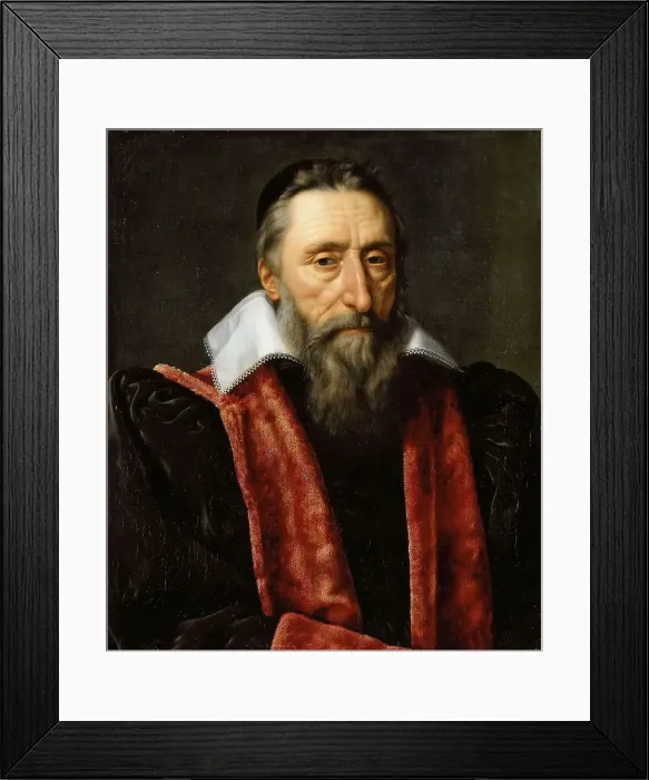 Framed Print : Portrait of Guillaume du Vair (1556-1621), c. 1615-1620. Creator: Pourbus, Frans (II), (School) Framed Print : Portrait of Guillaume du Vair (1556-1621), c. 1615-1620. Creator: Pourbus, Frans (II), (School)
