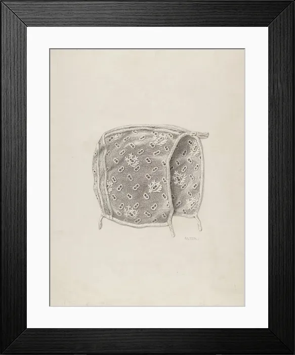Framed Print : Child's Cap, c. 1938. Creator: Raymond Guterl Framed Print : Child's Cap, c. 1938. Creator: Raymond Guterl