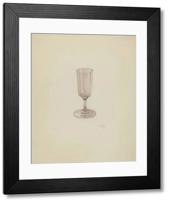 Framed Print : Wine Glass, c. 1939. Creator: May Hays Framed Print : Wine Glass, c. 1939. Creator: May Hays