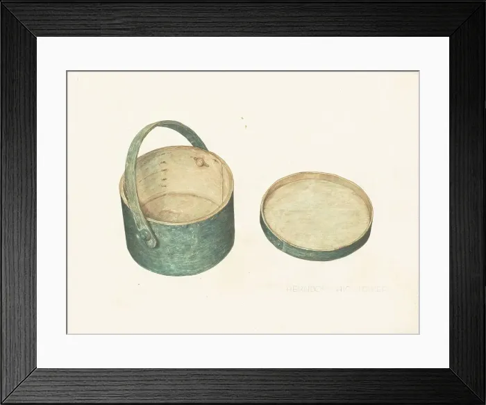 Framed Print : Clothes Pin Basket, c. 1938. Creator: Herndon Hightower Framed Print : Clothes Pin Basket, c. 1938. Creator: Herndon Hightower