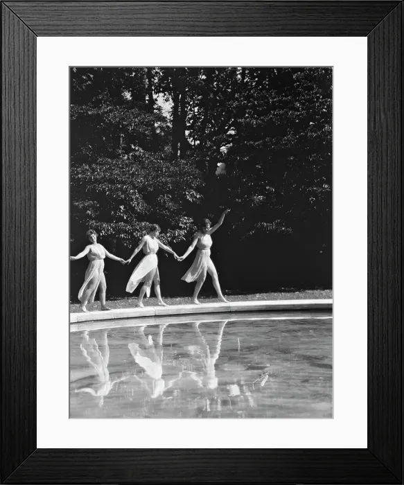 Framed Print : Elizabeth Duncan dancers and children, 1927 Creator: Arnold Genthe Framed Print : Elizabeth Duncan dancers and children, 1927 Creator: Arnold Genthe