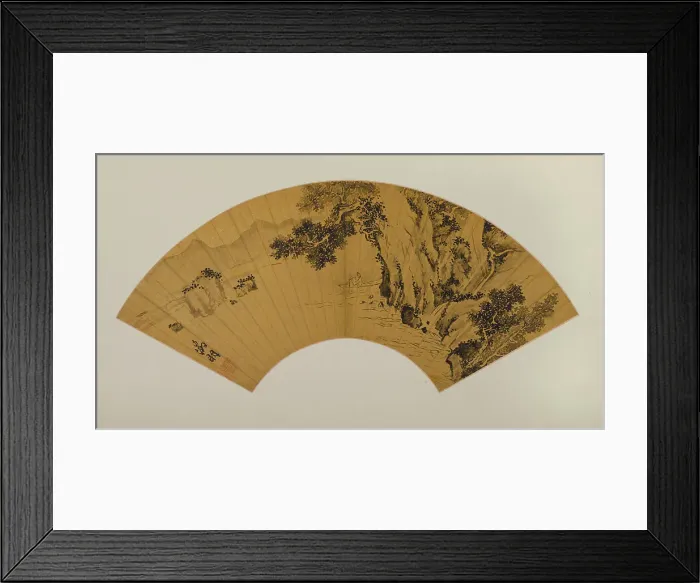 Framed Print : Solitary in a boat. Creator: Wen Zhengming Framed Print : Solitary in a boat. Creator: Wen Zhengming