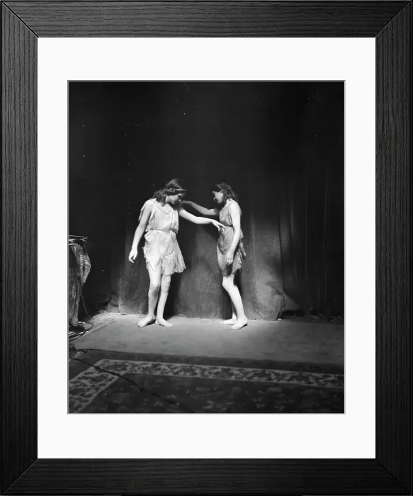 Framed Print : Elizabeth Duncan dancers and children, 1916 Creator: Arnold Genthe Framed Print : Elizabeth Duncan dancers and children, 1916 Creator: Arnold Genthe